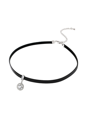 925纯银皮带项圈女生项链