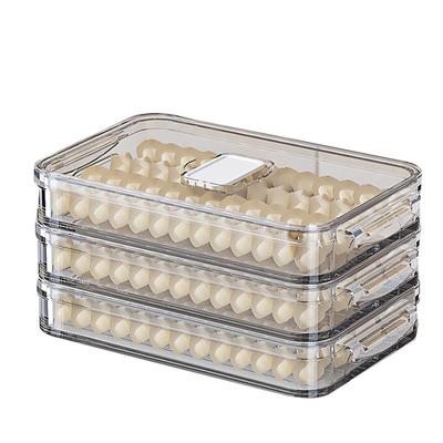 大容量饺子冷冻盒升级加高