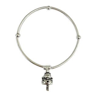 贝奇手作·【身价过亿】 招财猫 s925银弹力手镯。