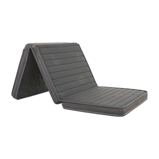 麻大师进口天然黄麻偏硬护脊单人学生宿舍三折叠榻榻米床垫可定做