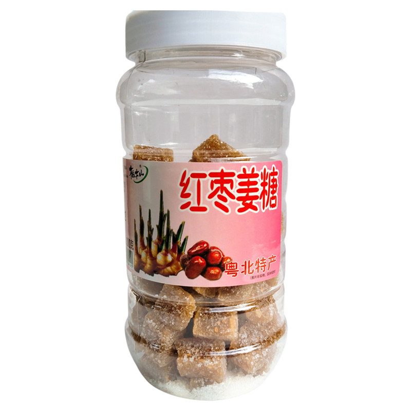 柏木山红枣姜糖300g*3瓶粤北连州特产糖果休闲食品零食瓶装即食