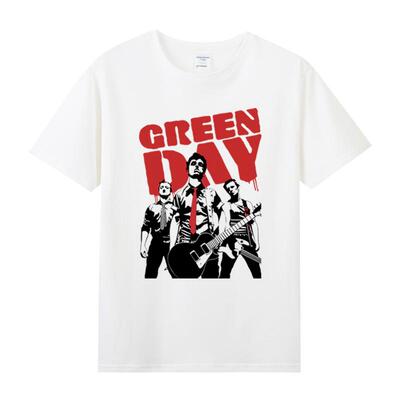 T恤纯棉圆领半袖greenday绿日