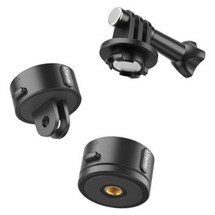 Ulanzi优篮子Go-Quick II运动相机磁吸快拆套装适用大疆action5/4/Gopro/Insta360x4快装转接头三脚架配件