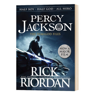 英文正版 波西杰克逊 缺爱的半神 Percy Jackson The Demigod Files 电影封面 英文原版科幻小说故事 进口文学英语书籍