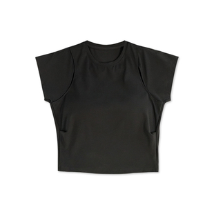 FIVE FLUX Arc 弧光系列短袖上衣25夏季新款透气时尚运动短袖上衣