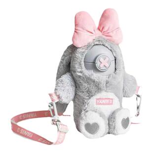 Y3仔仔熊觉醒宝宝儿童保温杯男女高颜值生日礼物大容量吸管斜挎杯