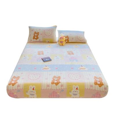 无印良品牛奶绒床笠冬季加绒床罩