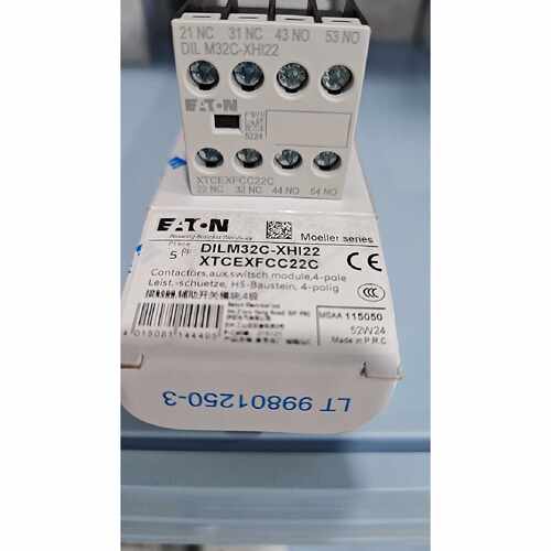 议价伊顿穆勒DILM32C-XHI22两开两闭接触器辅助触点