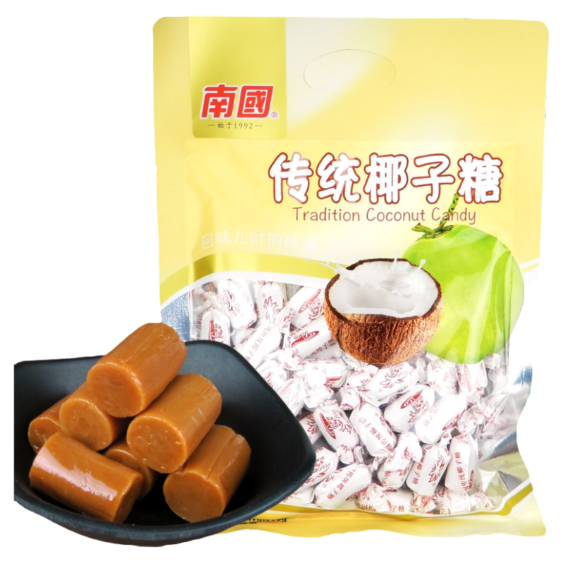 南国500g大颗粒浓浓传统椰子糖