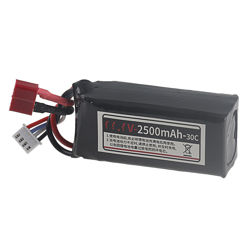 11.1v 2500毫安30C大容量电池高速车玩具遥控车遥控飞机T型插头