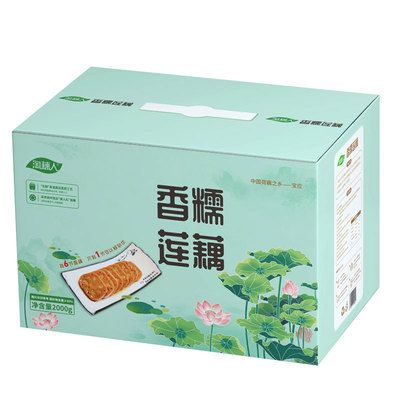 扬州特产桂花糯米藕礼盒2kg即食