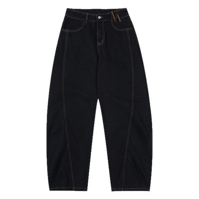 MEDM25SS明线弯刀牛仔裤