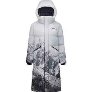 波司登羽绒服2023冬长款过膝时尚运动男女士情侣装