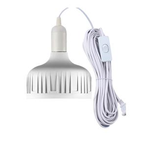 家用LED灯泡插电插座灯E27带插头超亮照明灯节能灯带线螺口灯座