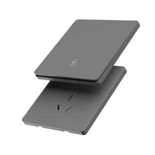 国际电工家用86型墙壁插座面板三开双控灯开关双联三位三联3开3联