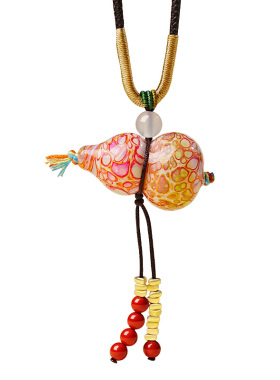 宫里上新大漆福禄长款毛衣链