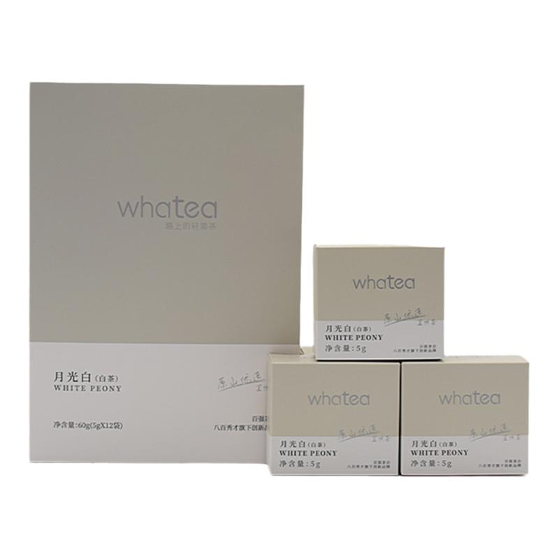whatea白牡丹毫香蜜韻濃香型月光白白茶核心原產地茶葉60g禮盒裝