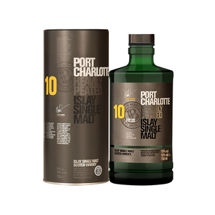 【自营】布赫拉迪波夏擢跃十年单一麦芽苏格兰威土忌700ml*1正品