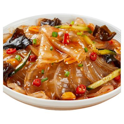 山药粉皮官方旗舰店低肪红薯粉皮