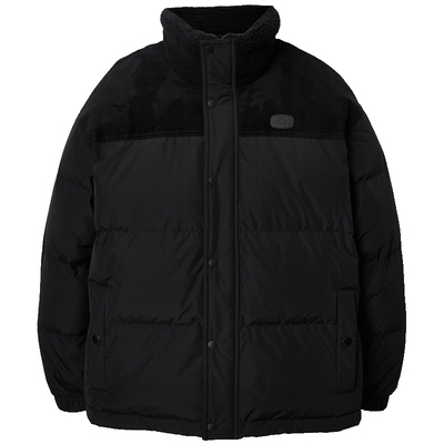 杰克琼斯云朵泡芙男冬季立领羽绒服25年新款麂皮长袖休闲上衣男装