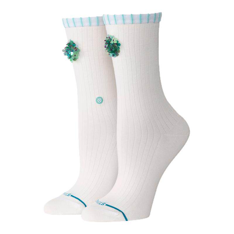 张员瑛PICK同款STANCE珠绣花朵