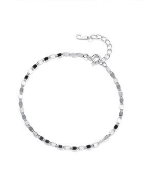 shunshun甜饰S925纯银亮片手链女