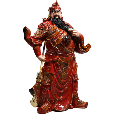 微美德化瓷精工14至20寸关公摆件