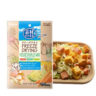 Petio派地奥宠物蔬菜冻干狗狗零食无添加水果小型犬拌粮训练奖励