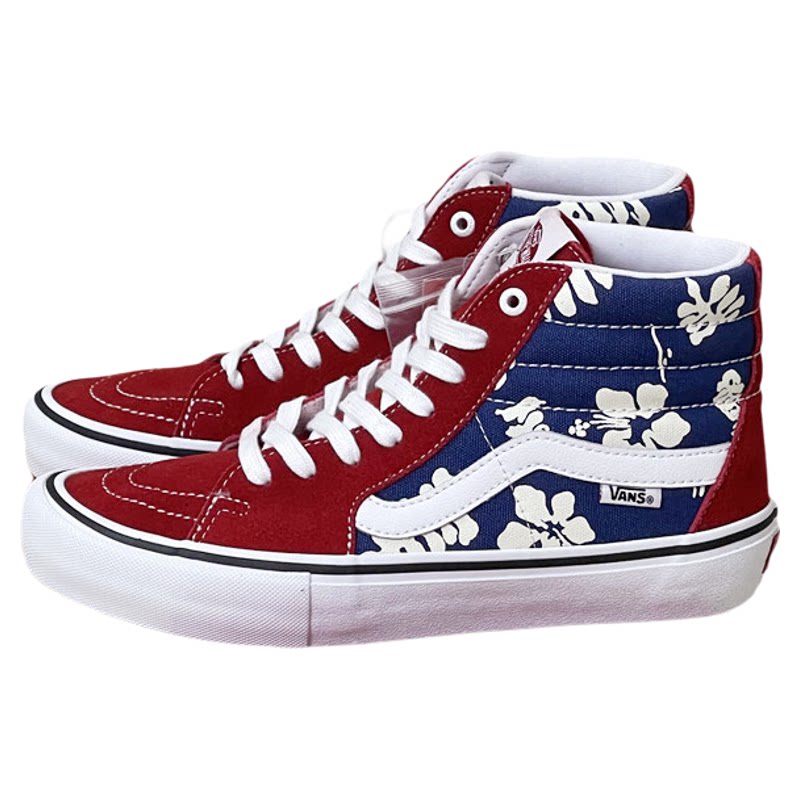 VANS范斯 SK8 HI PRO 红蓝高帮男女运动鞋专业滑板鞋VN0A45JD2LS