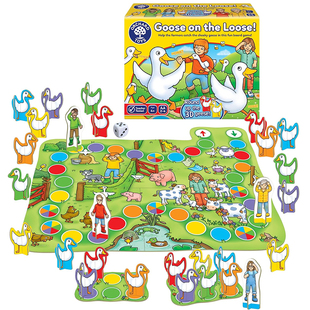 快慢狐 英国横冲直撞的白鹅 儿童认知思维训练早教益智桌游玩具3+