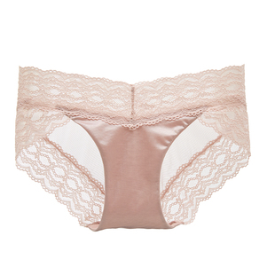 六只兔子性感蕾丝内裤女薄款纯棉底裆短裤舒适中腰包臀三角裤