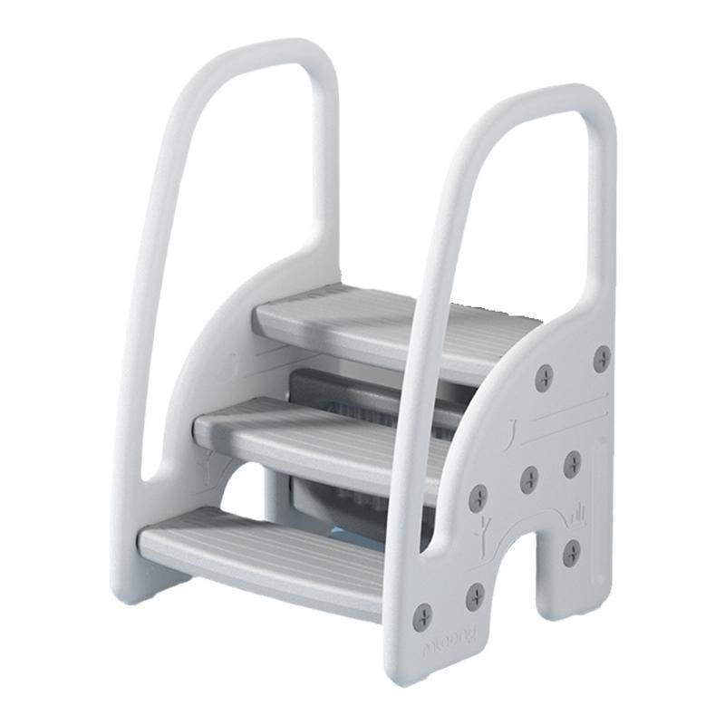曼龙扶手凳儿童洗脸池梯子洗漱台阶梯踩脚凳楼梯宝宝洗手台阶凳