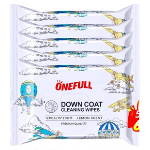 羽绒服清洁湿巾免水洗强力去污小包便携干洗湿纸巾专用去油清洗剂
