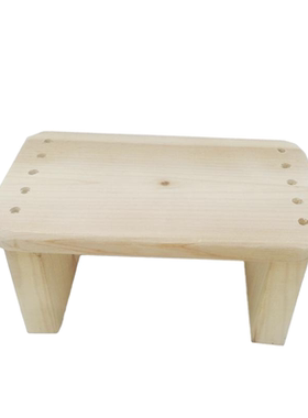 儿童杉木长方形小板凳新品
