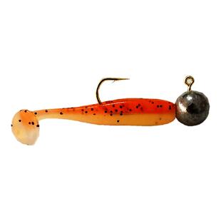 微物铅头钩T尾软饵套装压扁加强钩青稍翘嘴罗非鳜鱼根钓路亚软虫