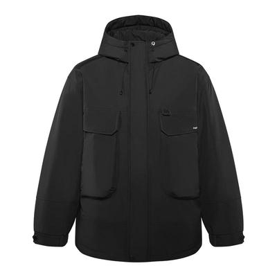 森马羽绒服男四防连帽工装外套厚