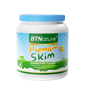 田亮推荐脱脂奶粉贝特恩蓝一号进口低脂高钙成人女正品官方旗舰店