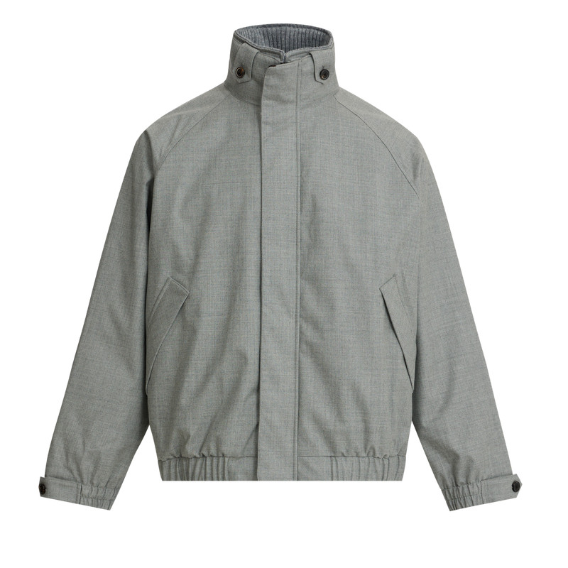 【90鹅绒】SCOFIELD男装冬季新款老钱风短款绵羊毛鹅绒羽绒服