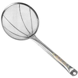 双立鹤细网漏勺过滤网大号笊篱捞面勺漏网不锈钢捞勺捞篱厨房商用