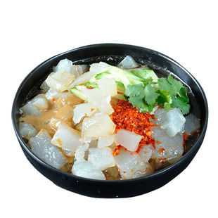 东北吉林特产街边小吃炒煎粉生粉块送4袋料包600克X1袋大连炒焖子