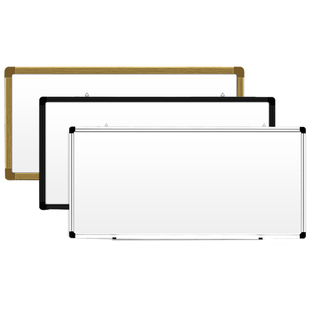 大白板教学专用学校教室黑板写字板培训班家用定制书柜移动推拉门