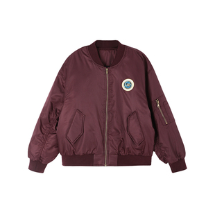 LEOHAPPY女童羽绒服2025新款儿童外套棒球服90白鸭绒夹克亲子上衣