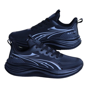 男鞋秋冬款超轻皮面防水防滑运动鞋潮流百搭软底休闲耐磨跑步鞋子