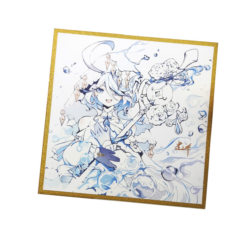 【现货】原神色纸 纳西妲钟离温迪雷电影 同人流沙金色纸