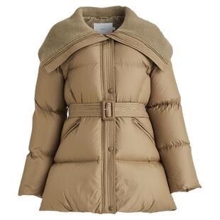 OBEG欧碧倩大翻领羽绒服女冬季韩系收腰外套10464149