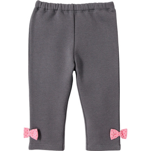 MIKIHOUSE女童裤子打底裤长裤儿童宝宝圈圈棉春秋款HOT BISCUITS