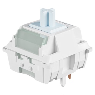 环诺北极拿铁轴V2 机械键盘轴体线性热拔插客制化外设HIFI麻将音