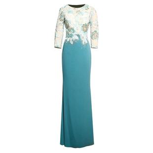 创意狐晚礼服女高级感宴会长款礼服裙晚宴酒会长裙主持人演出服