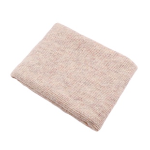 软糯 肤色彩纱横条纹肌理弹力针织羊毛弹力毛呢面料冬天大衣布料