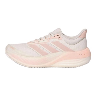 Adidas/阿迪达斯正品SUPERBOUNCE新款女经典粉米白色跑步鞋KK2374